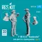 ResKit F-105 (F, G) Thunderchief male pilots (in a standing position - type 2 ) (2 pcs) (3D Printed)