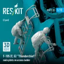 ResKit F-105 (F, G) Thunderchief male pilots on access ladder (2 pcs) (3D Printed)