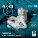ResKit Female driver for Deck Tractor A/S32A-49 (scene 1) (1 pcs) (3D Printed)