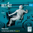 ResKit Male driver for Deck Tractor A/S32A-49 (scene 2) (1 pcs) (3D Printed)