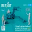 ResKit Driver & airmen (modern) (3 pcs) (MHU-83 D/E lift truck UPPER loading position for RSK72-0009) (3D Printed)