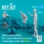 ResKit Driver & airmen (1960+) (3 pcs) (MJ-4 Jammer (MHU-83 B/E) Early lift truck for RSK72-0006 & for RSK72-0007) (scene 2) (3D Printed)