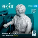 ResKit Driver for MD-3 (A, B, C, T) Mule Deck Tractor (scene 1) (1 pcs) (3D Printed)