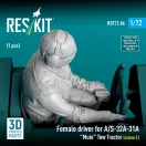 ResKit Female driver for A/S-32A-31A Mule Tow Tractor (scene 2) (1 pcs) (3D Printed)