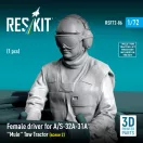 ResKit Female driver for A/S-32A-31A Mule Tow Tractor (scene 2) (1 pcs) (3D Printed)