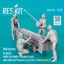ResKit Red jersey (4 pcs) AERO 21A (MHU-191A/M) (1 pcs) with AIM-54A Phoenix (1 pcs) for F-14A,B (scene 2) (3D Printed)