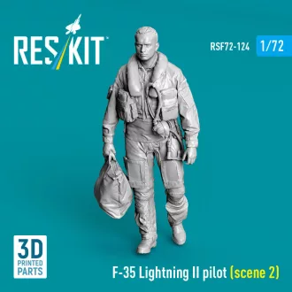 ResKit F-35 Lightning II pilot (scene 2) (3D Printed)
