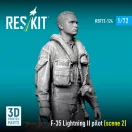 ResKit F-35 Lightning II pilot (scene 2) (3D Printed)