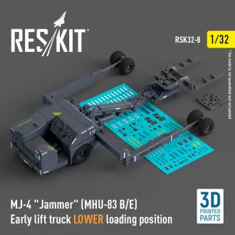   ResKit MJ-4 Jammer (MHU-83 B/E) Early lift truck LOWER loading position (3D Printed model kit)
