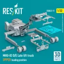 ResKit MHU-83 D/E Late lift truck UPPER loading position (3D Printed model kit)