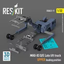 ResKit MHU-83 D/E Late lift truck UPPER loading position (3D Printed model kit)