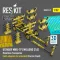 ResKit US NAVY MHU-191/M (AERO 21A) Munitions Transporter (with adapters for missiles) (Carrier Fleet) (3D Printed model kit)