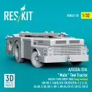 ResKit A/S32A-31A Mule Tow Tractor AS47A-1 GTE (GTCP-100) (long version) (AV-8B, F-14B/D, F/A-18C/D/E/F/G, C-2, E-2?, EA-6B, S-3B, AH-1, UH-1, UH-60, CH-47, CH-53, SH-3) (3D Printed model kit)