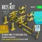 ResKit US NAVY MHU-191/M (AERO 21A) Munitions Transporter (with adapters for missiles) (Carrier Fleet) (3D Printed model kit)
