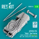 ResKit A/S32A-31A Mule Tow Tractor AS47A-1 GTE (GTCP-100) (long version) (AH-1, UH-1, UH-60, CH-47, CH-53, SH-3) (3D Printed model kit)