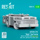 ResKit A/S32A-31A Mule Tow Tractor AS47A-1 GTE (GTCP-100) (long version) (AH-1, UH-1, UH-60, CH-47, CH-53, SH-3) (3D Printed model kit)