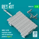 ResKit MHU-141M munitions trailer with flat bed/cargo platform (type 2) (3D Printed model kit)