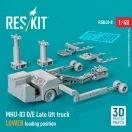 ResKit MHU-83 D/E Late lift truck LOWER loading position (3D Printed model kit)