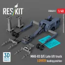ResKit MHU-83 D/E Late lift truck LOWER loading position (3D Printed model kit)