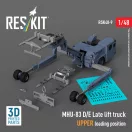 ResKit MHU-83 D/E Late lift truck UPPER loading position (3D Printed model kit)