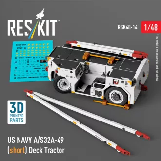   ResKit US NAVY A/S32A-49 (short) Deck Tractor (3D Printed model kit)