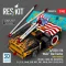 ResKit A/S32A-31A Mule Tow Tractor (short version) (AV-8B, F-14B/D, F/A-18C/D/E/F/G, C-2, E-2?, EA-6B, S-3B, AH-1, UH-1, UH-60, CH-47, CH-53, SH-3) (3D Printed model kit)