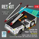 ResKit A/S32A-31A Mule Tow Tractor (short version) (AV-8B, F-14B/D, F/A-18C/D/E/F/G, C-2, E-2?, EA-6B, S-3B, AH-1, UH-1, UH-60, CH-47, CH-53, SH-3) (3D Printed model kit)