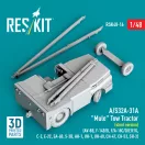 ResKit A/S32A-31A Mule Tow Tractor (short version) (AV-8B, F-14B/D, F/A-18C/D/E/F/G, C-2, E-2?, EA-6B, S-3B, AH-1, UH-1, UH-60, CH-47, CH-53, SH-3) (3D Printed model kit)