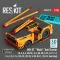 ResKit MD-3T Mule Tow Tractor (A-3, A-4, RA-5C, A-6, EA-6B, E-2C, A-7, C-2, F-4, F-8, F-14, F/A-18, OV-10, S-3B, UH-1, CH-53, Sea King) (3D Printed model kit)