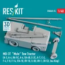 ResKit MD-3T Mule Tow Tractor (A-3, A-4, RA-5C, A-6, EA-6B, E-2C, A-7, C-2, F-4, F-8, F-14, F/A-18, OV-10, S-3B, UH-1, CH-53, Sea King) (3D Printed model kit)