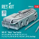 ResKit MD-3? Mule Tow Tractor (A-3, A-4, RA-5C, A-6, EA-6B, E-2C, A-7, C-2, F-4, F-8, F-14, F/A-18, OV-10, S-3B, UH-1, CH-53, Sea King) (3D Printed model kit)