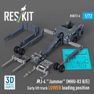   ResKit MJ-4 Jammer (MHU-83 B/E) Early lift truck LOWER loading position (3D Printed model kit)