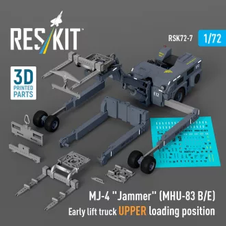   ResKit MJ-4 Jammer (MHU-83 B/E) Early lift truck UPPER loading position (3D Printed model kit)