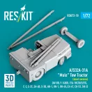 ResKit A/S32A-31A Mule Tow Tractor (short version) (AV-8B, F-14B/D, F/A-18C/D/E/F/G, C-2, E-2?, EA-6B, S-3B, AH-1, UH-1, UH-60, CH-47, CH-53, SH-3) (3D Printed model kit)