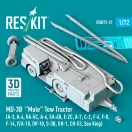 ResKit MD-3B Mule Tow Tractor (A-3, A-4, RA-5C, A-6, EA-6B, E-2C, A-7, C-2, F-4, F-8, F-14, F/A-18, OV-10, S-3B, UH-1, CH-53, Sea King) (3D Printed model kit)