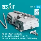 ResKit MD-3T Mule Tow Tractor (A-3, A-4, RA-5C, A-6, EA-6B, E-2C, A-7, C-2, F-4, F-8, F-14, F/A-18, OV-10, S-3B, UH-1, CH-53, Sea King) (3D Printed model kit)