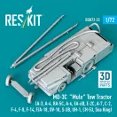 ResKit MD-3? Mule Tow Tractor (A-3, A-4, RA-5C, A-6, EA-6B, E-2C, A-7, C-2, F-4, F-8, F-14, F/A-18, OV-10, S-3B, UH-1, CH-53, Sea King) (3D Printed model kit)