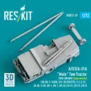 ResKit A/S32A-31A Mule Tow Tractor MSU-200 NAV (long version) (AV-8B, F-14B/D, F/A-18C/D/E/F/G, C-2, E-2?, EA-6B, S-3B, AH-1, UH-1, UH-60, CH-47, CH-53, SH-3) (3D Printed model kit)
