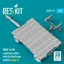 ResKit MHU-141M munitions trailer with flat bed/cargo platform (type 2) (3D Printed model kit)