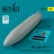 ResKit 480 gallon FPU-11 fuel tank for F/A-18 (E,F,G) Super Hornet (1 pcs) (3D Printed)