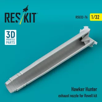   ResKit Hawker Hunter exhaust nozzle for Revell kit (3D Printed)
