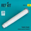 ResKit Hawker Hunter exhaust nozzle for Revell kit (3D Printed)