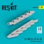 ResKit Bf-109E (E1,E3,E4,E7) exhaust for Trumpeter kit (3D Printed)