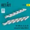 ResKit Bf-109E (E1, E3, E4, E7) exhaust for Hobby 2000 kit