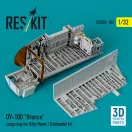 ResKit OV-10D Bronco cargo bay for Kitty Hawk/Zimimodel kit (3D Printed)