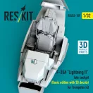 ResKit F-35A Lightning II late cockpit (Basic edition with 3D decals) for Trumpeter kit (3D Printed)