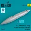 ResKit F-4 Phantom II early 600 gallon fuel tanks (all welded) with pylon (1 pcs) (3D Printed)