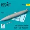 ResKit 610 gallon fuel tank late for F-4 (F, G) Phantom II (3D Printed)