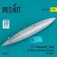 ResKit F-4 Phantom II early 600 gallon fuel tanks (nestable) with pylon (1 pcs) (3D Printed)