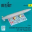 ResKit Centerline 650 gal fuel tank with pylons for F-105 Thunderchief (1 pcs) (3D Printed)